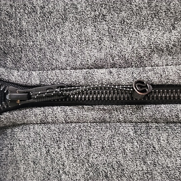 Lululemon Scuba Hoodie *Light Cotton Fleece In Heathered Speckle Black - Picture 5 of 7